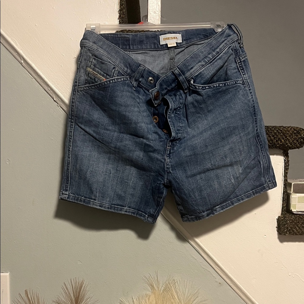 Diesel Women’s Blue Jean Shorts